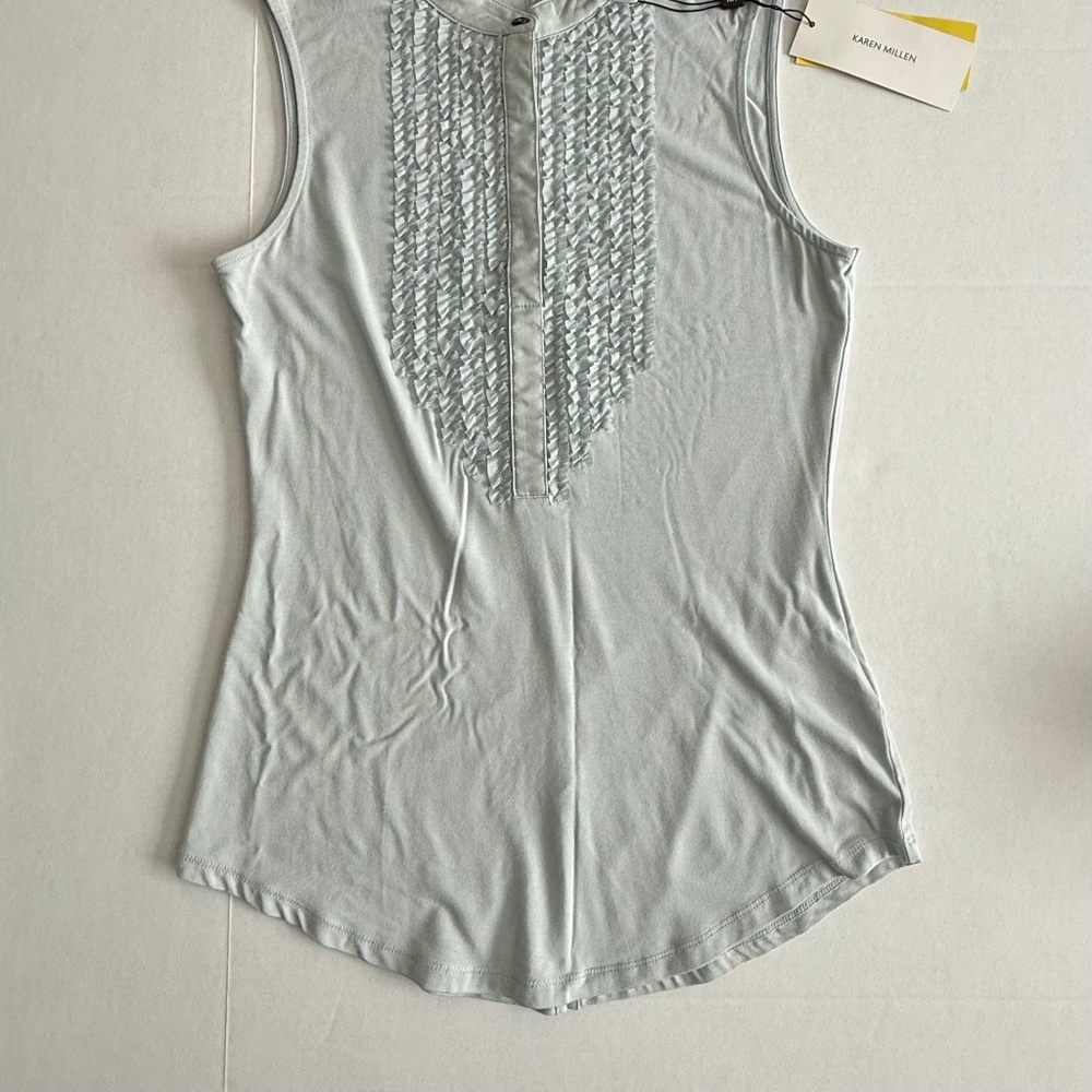 Karen Millen Ruffle Tank Top - Picture 2 of 11
